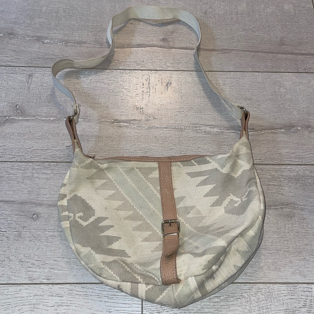 TAPESTRY BAG Arizona print cream blush and pinky tan exc condition bag bazzar